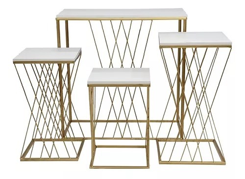 Mesa Ferro Teia - Decore Você Pegue & Monte