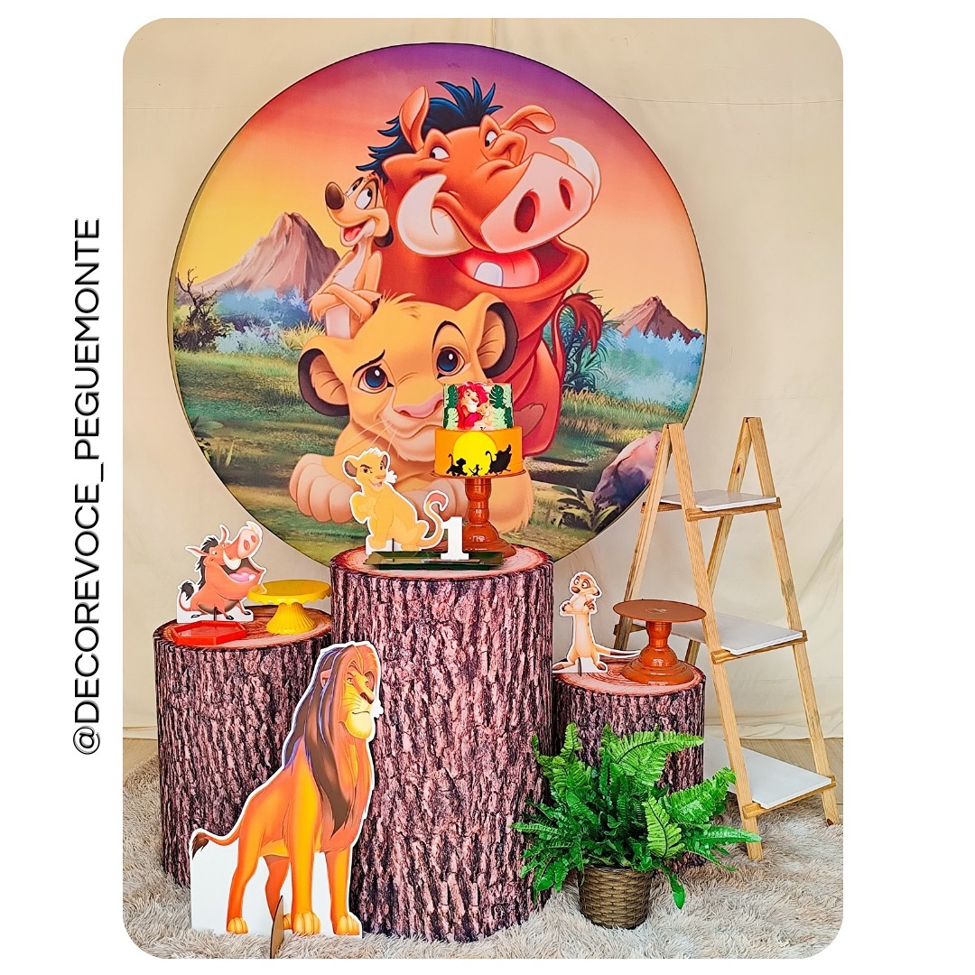 Kit Completo Rei Leão 2 - Decore Você Pegue & Monte