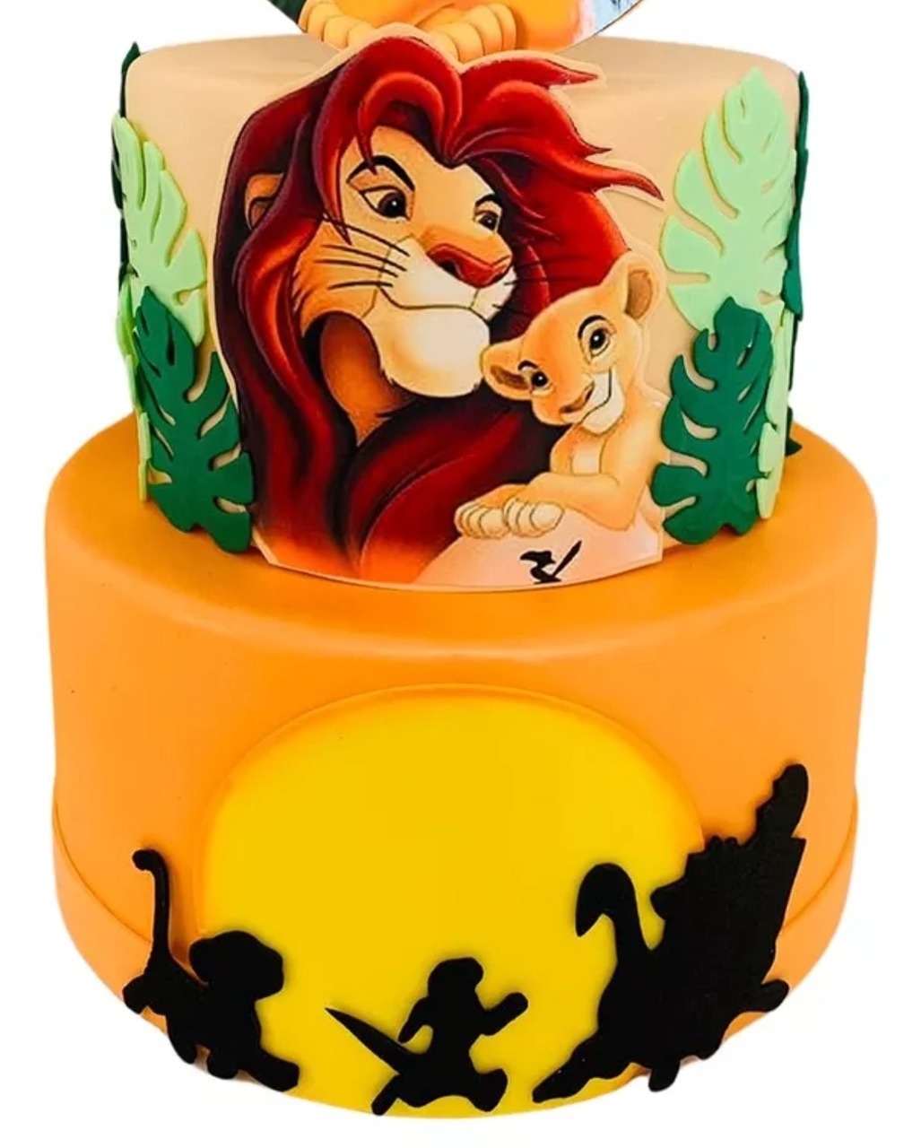 Bolo Fake Rei Leão  - Decore Você Pegue & Monte