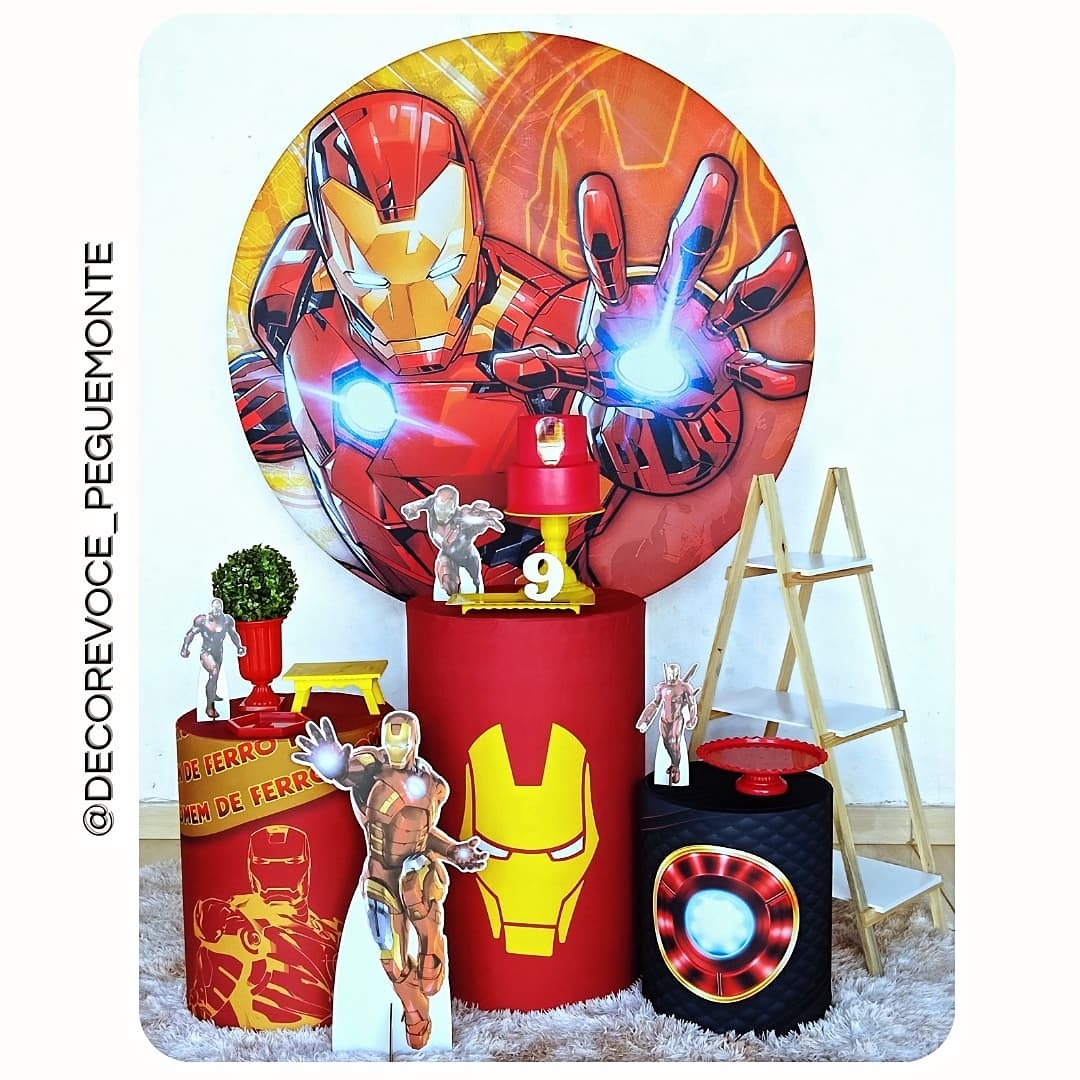 Kit Completo Homem de Ferro  - Decore Você Pegue & Monte