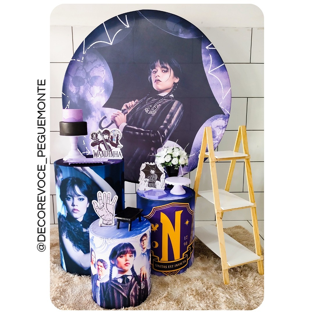 Kit Completo Wandinha - Decore Você Pegue & Monte