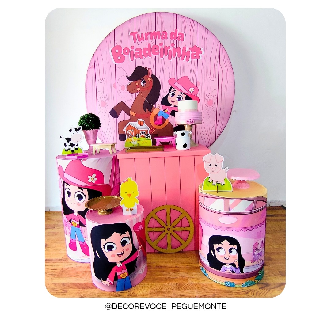 Kit Festejar Turma da Boiadeirinha - Decore Você Pegue & Monte