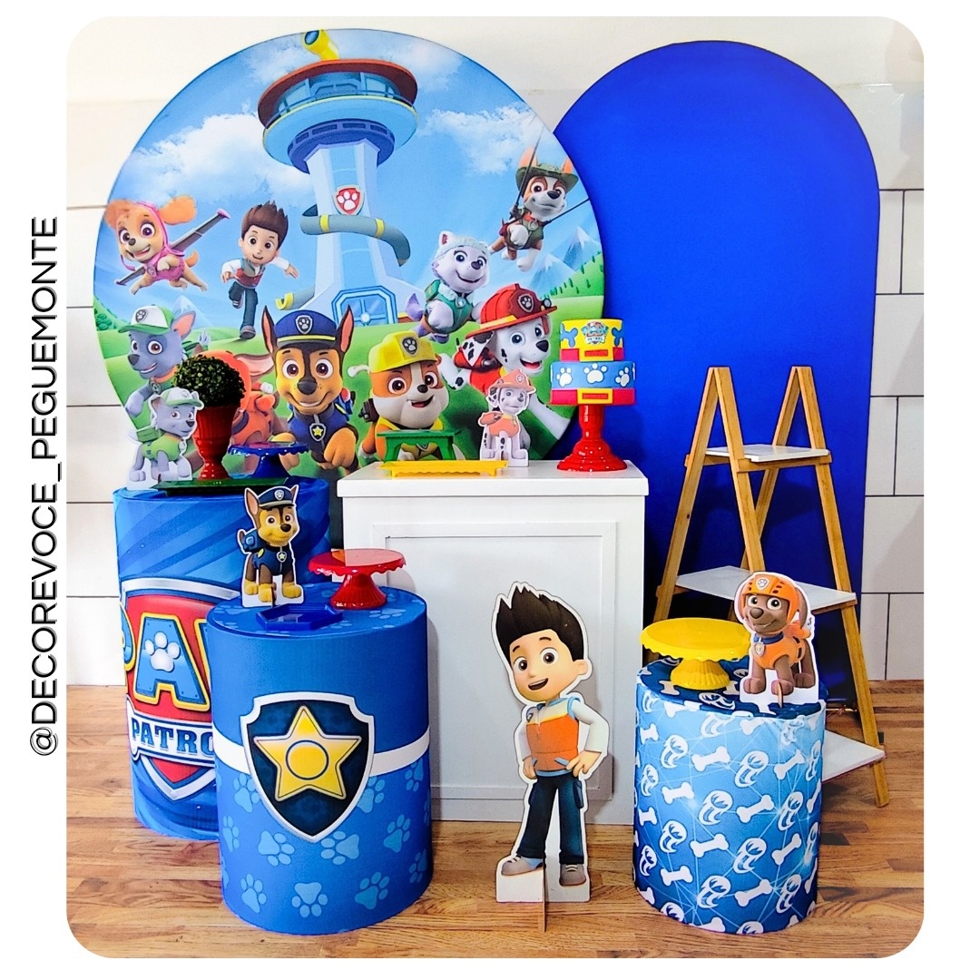 Kit Premium Patrulha Canina 1 - Decore Você Pegue & Monte