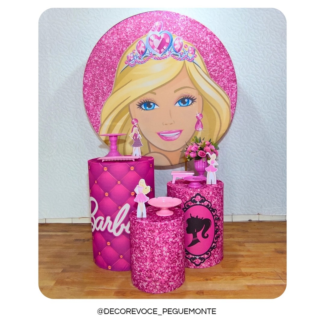 Kit Prático Barbie  - Decore Você Pegue & Monte