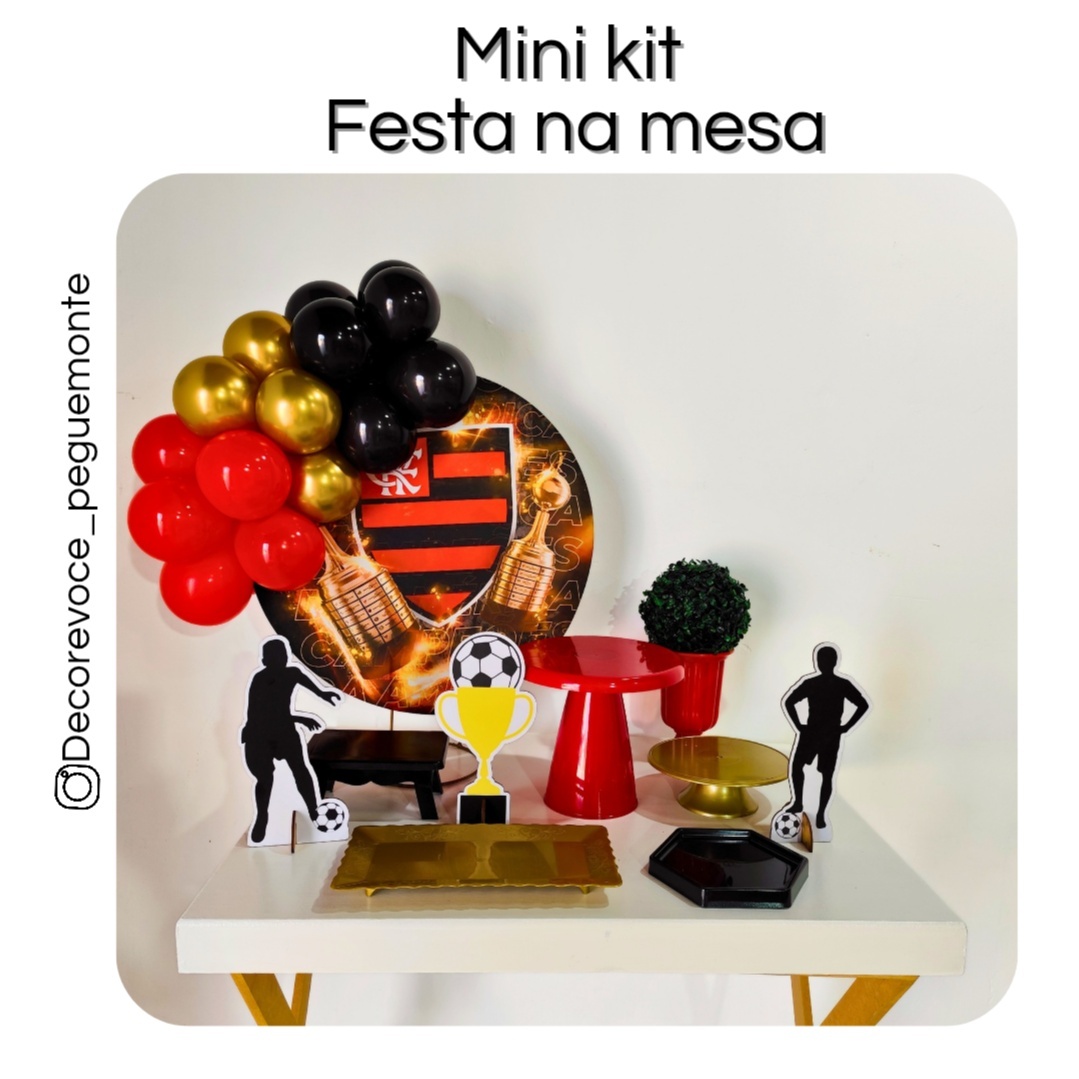 Kit Mesa Flamengo 2 - Decore Você Pegue & Monte