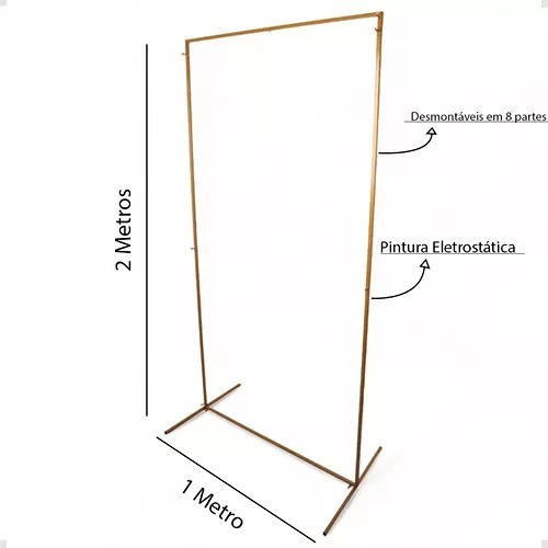 Painel Retangular Ferro - Decore Você Pegue & Monte