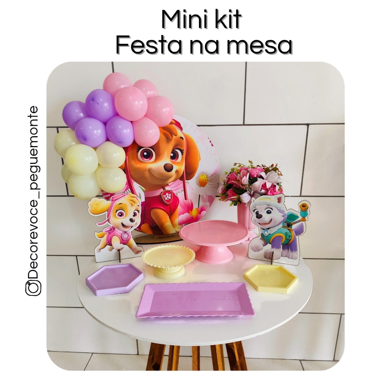 Kit Mesa Skye - Decore Você Pegue & Monte