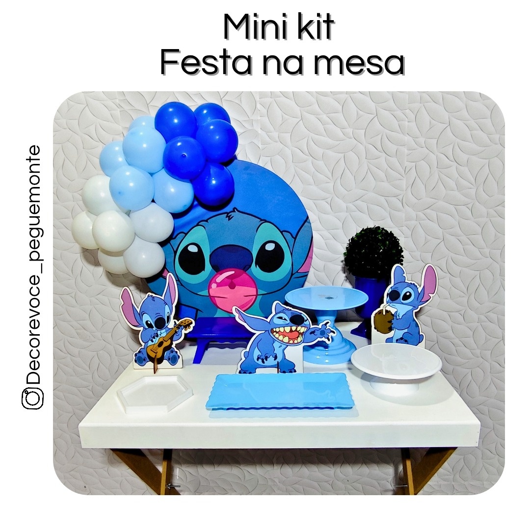 Kit Mesa Stitch 1 - Decore Você Pegue & Monte
