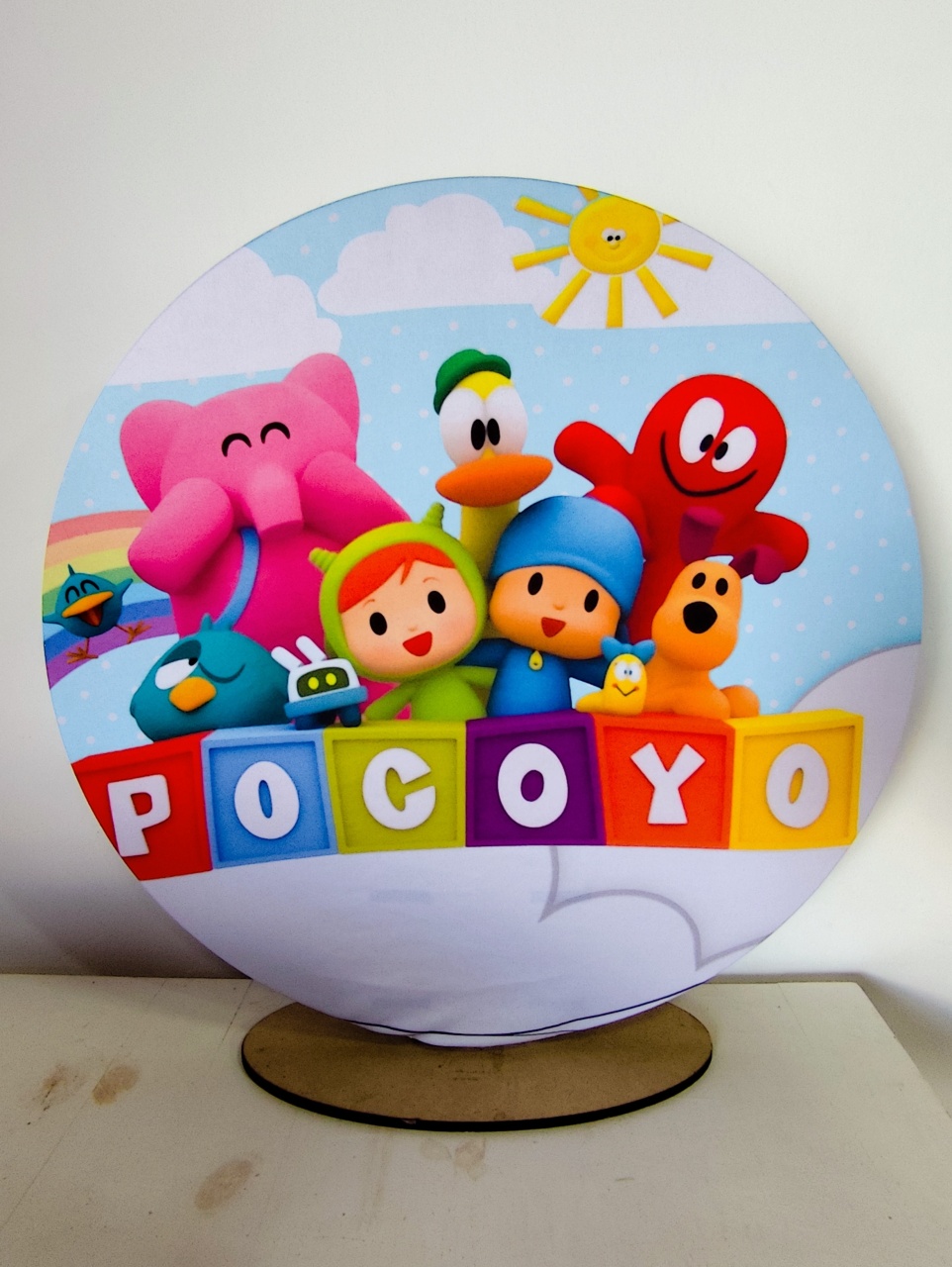 Kit Mesa Pocoyo - Decore Você Pegue & Monte