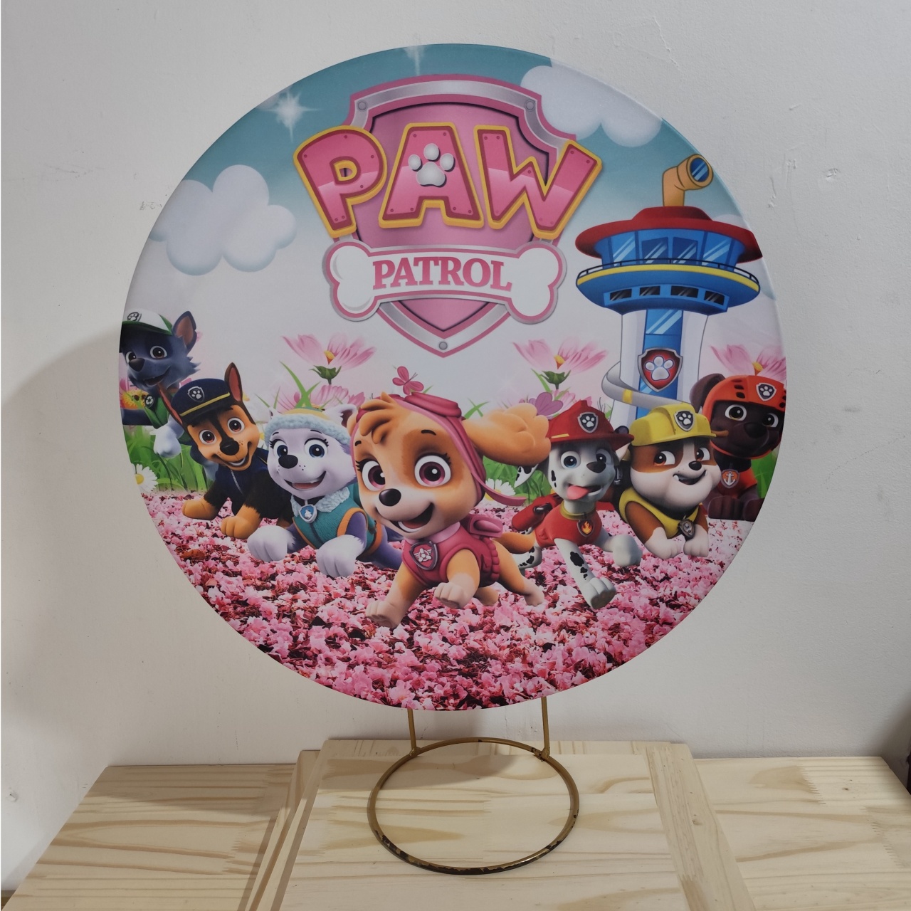 Kit Mesa Patrulha Canina Menina - Decore Você Pegue & Monte