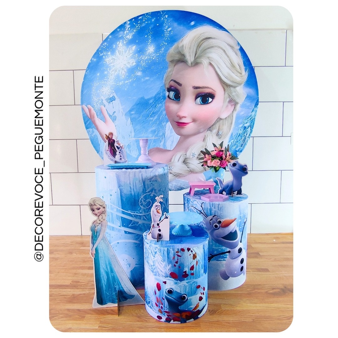 Kit Prático Frozen  - Decore Você Pegue & Monte