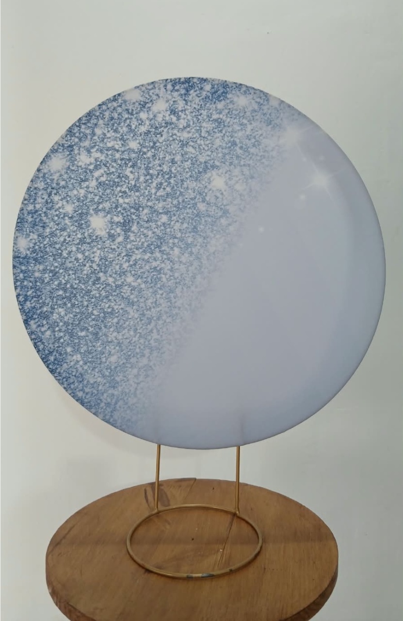 Kit Mesa Azul Claro Com Glitter - Decore Você Pegue & Monte