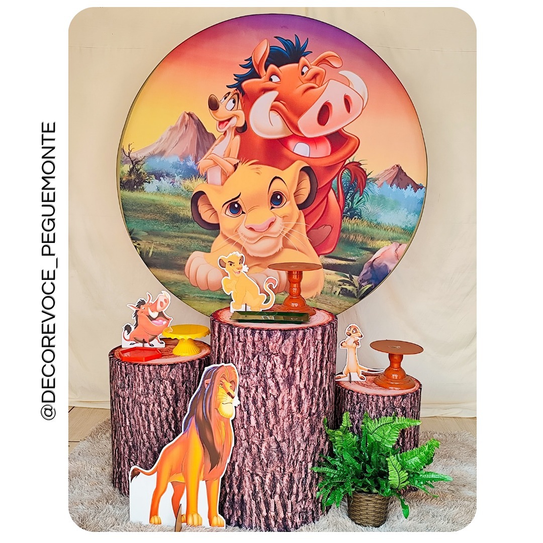 Kit Prático Rei Leão 2 - Decore Você Pegue & Monte