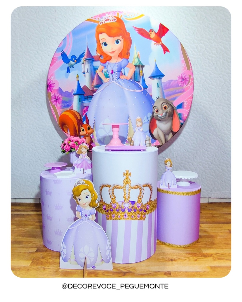 Kit Prático Princesa Sofia - Decore Você Pegue & Monte