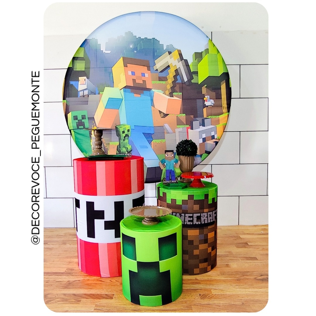 Kit Prático Minecraft  - Decore Você Pegue & Monte