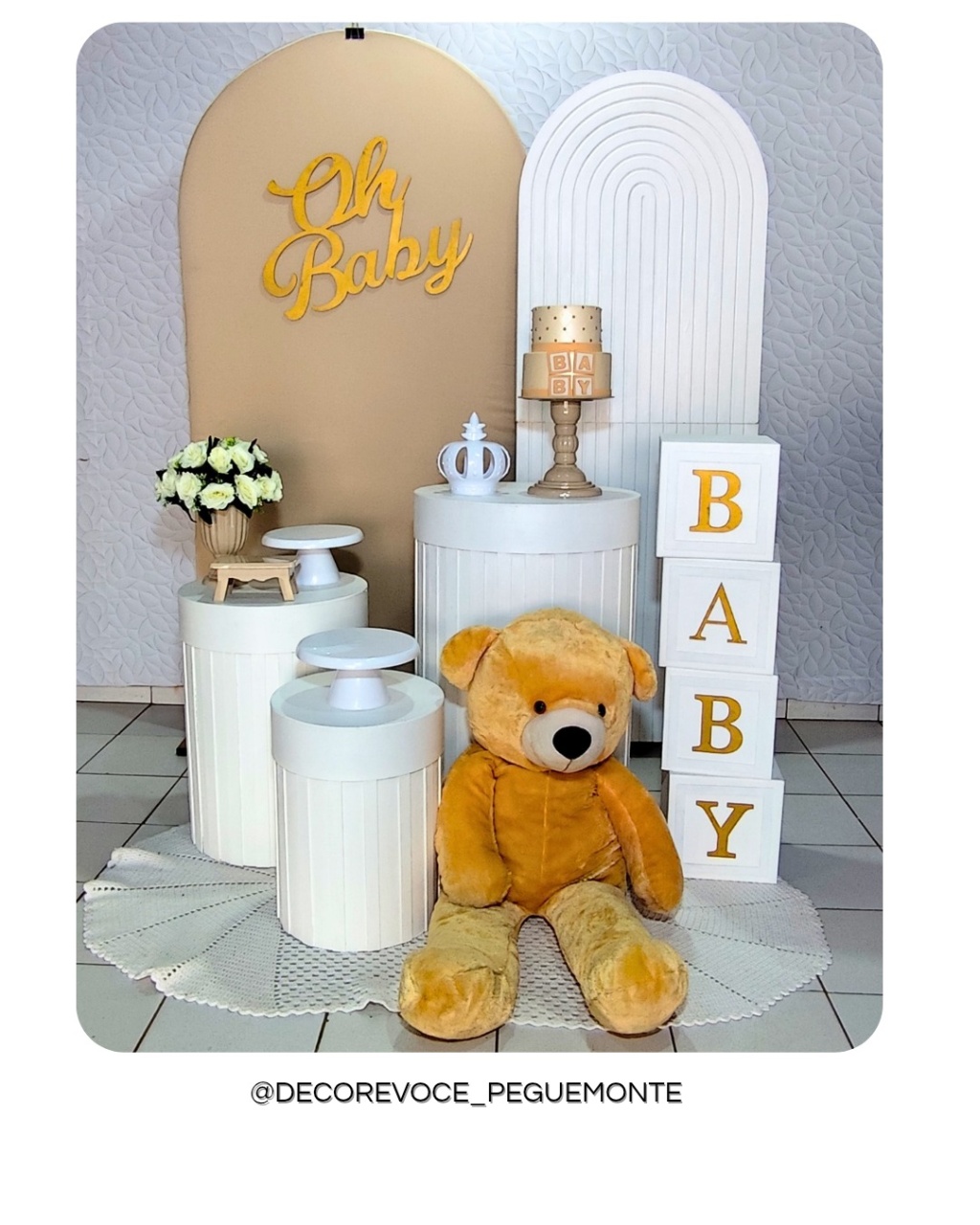 Composição Branco E Bege - Decore Você Pegue & Monte