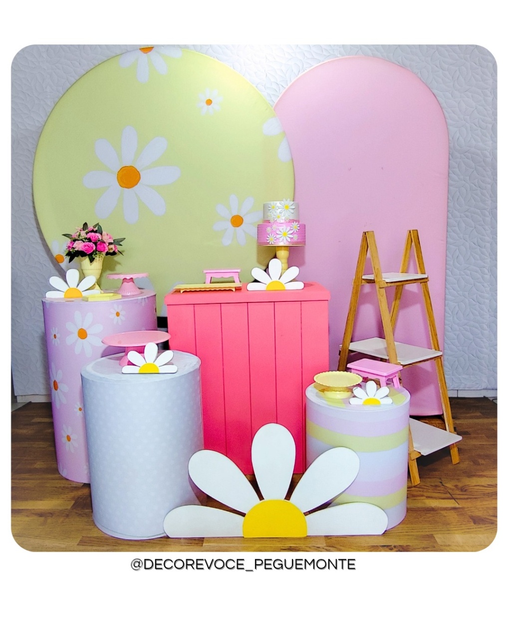 Kit Premium Margaridas  - Decore Você Pegue & Monte