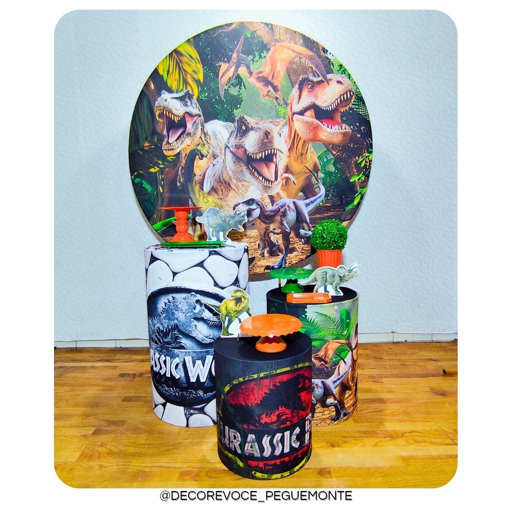 Kit Prático Dinossauro  - Decore Você Pegue & Monte