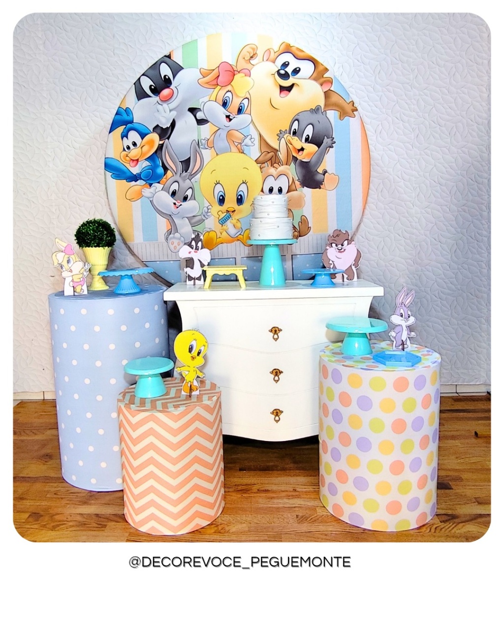 Kit Festejar Baby Looney Tunes - Decore Você Pegue & Monte