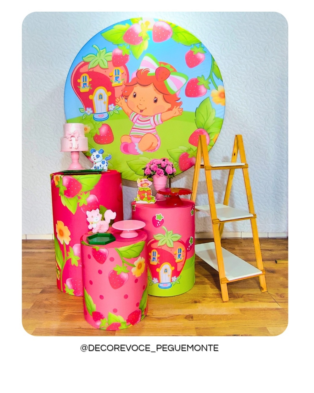 Kit Completo Moranguinho Baby - Decore Você Pegue & Monte