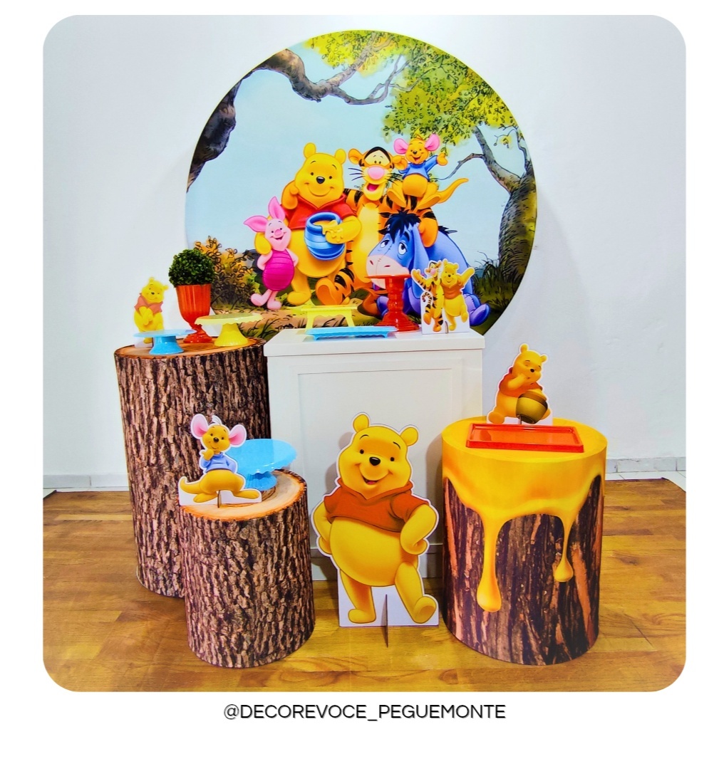 Kit Festejar Ursinho Pool - Decore Você Pegue & Monte