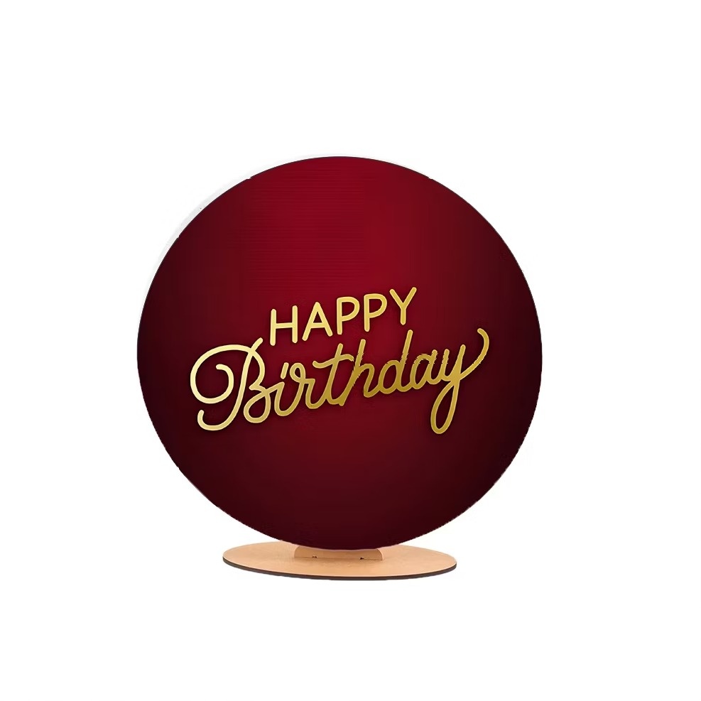 Kit Mesa Vermelho Com Dourado  - Decore Você Pegue & Monte