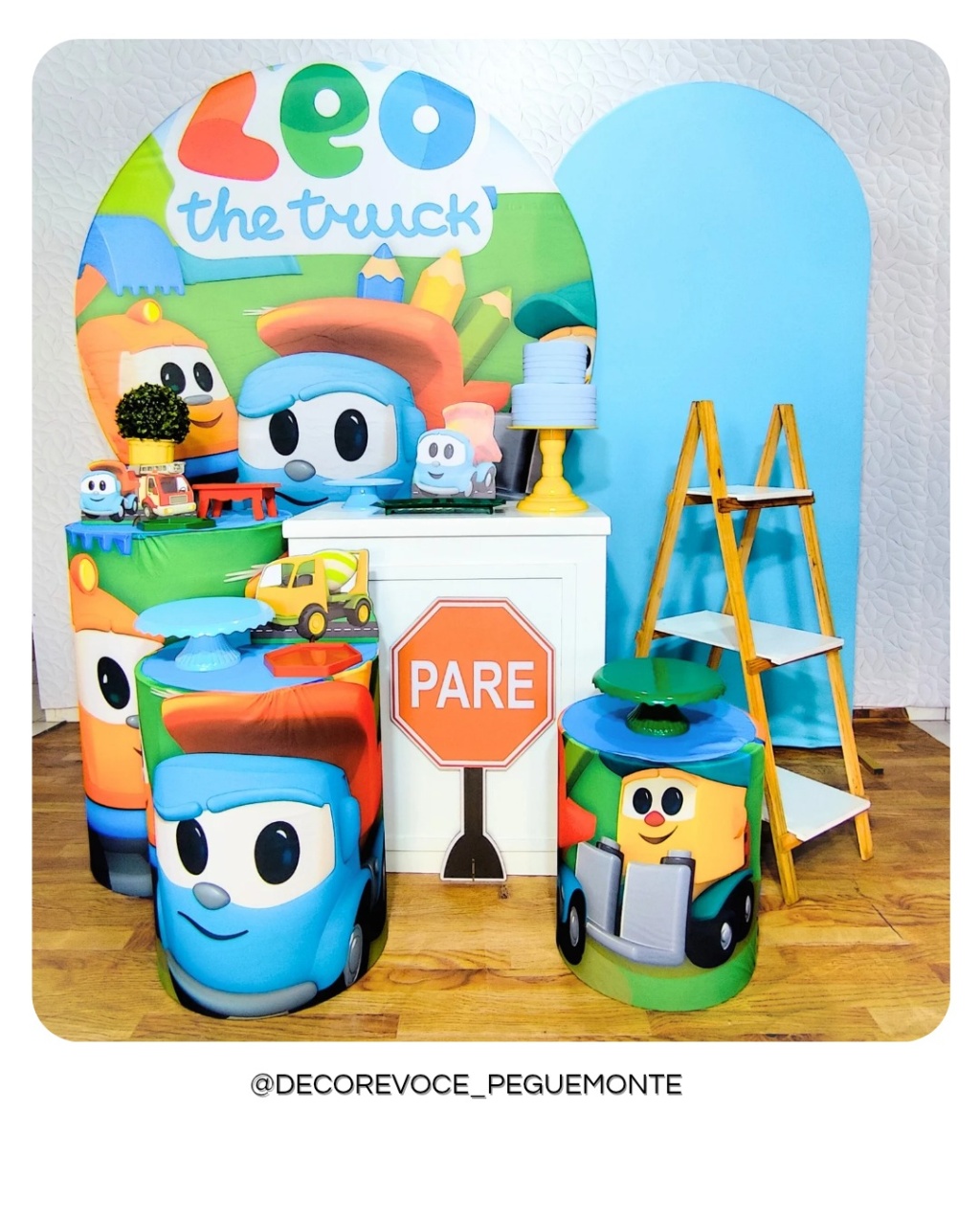 Kit Premium Leo Caminhão - Decore Você Pegue & Monte