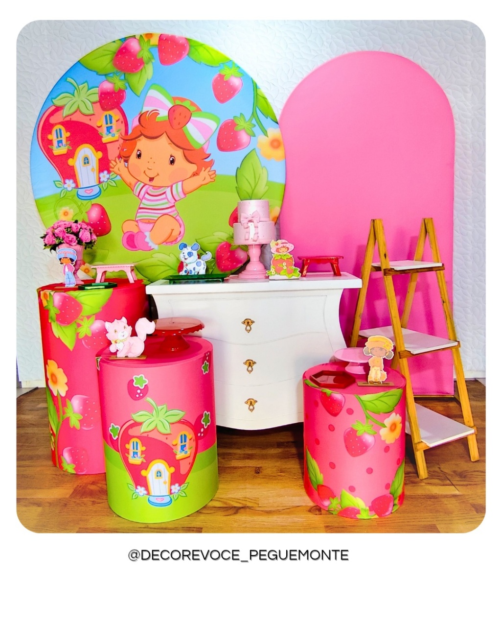 Kit Premium Moranguinho Baby - Decore Você Pegue & Monte