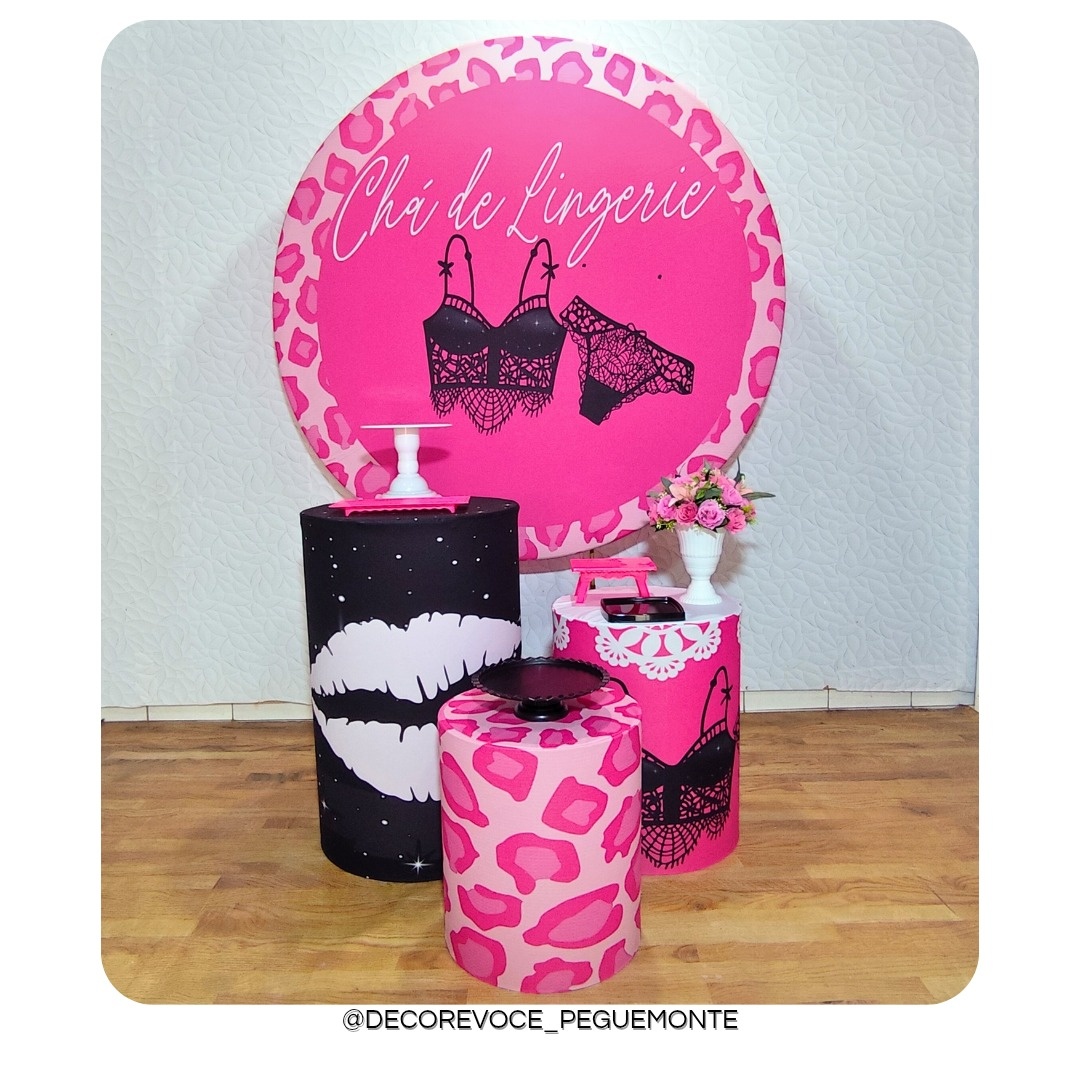 Kit Adulto Chá de Lingerie - Decore Você Pegue & Monte