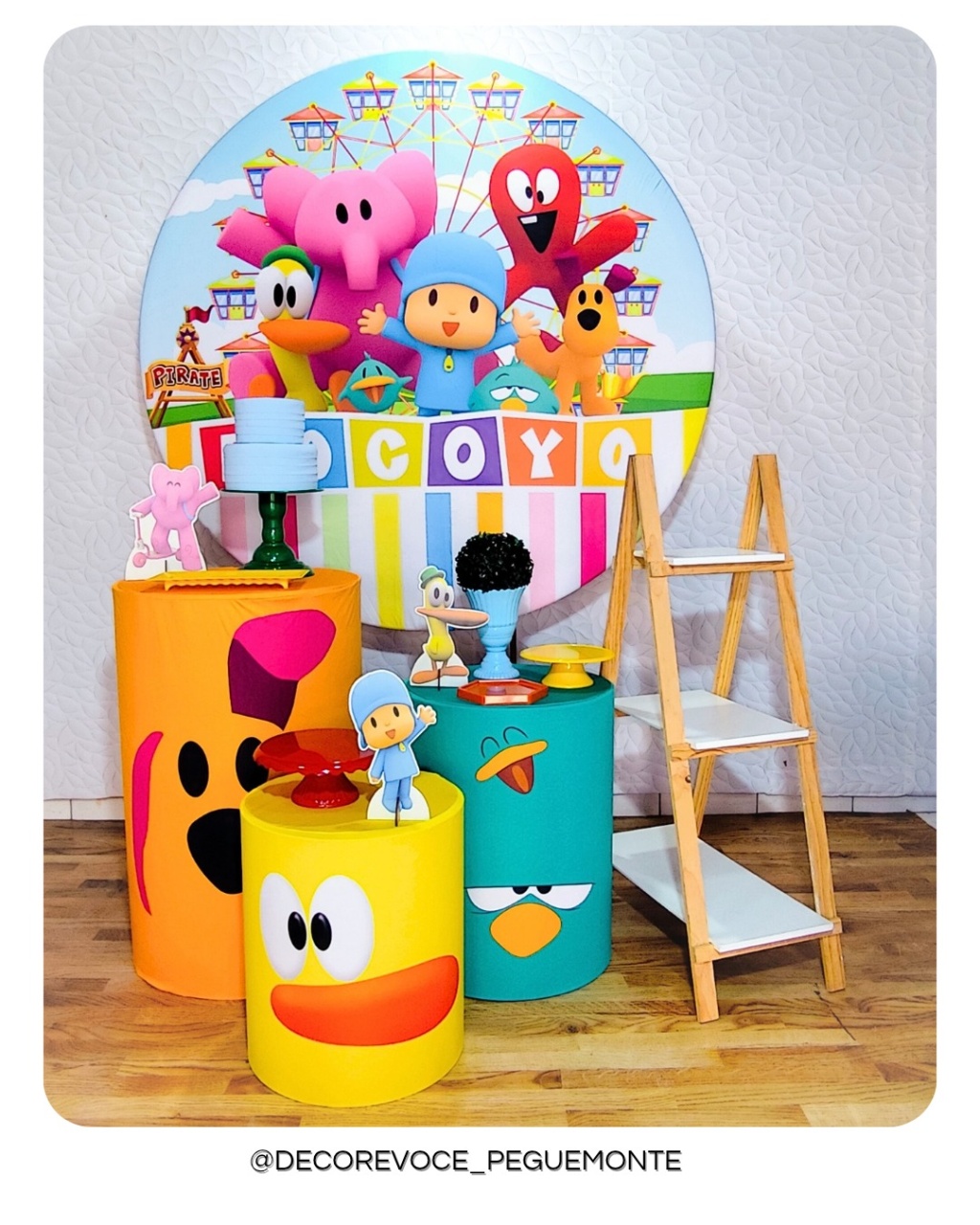 Kit Completo Pocoyo  - Decore Você Pegue & Monte