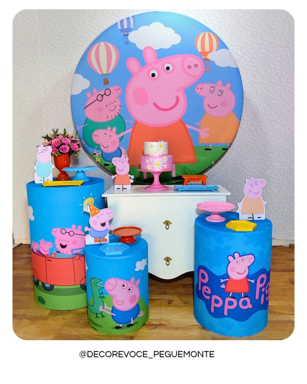 Kit Festejar Peppa Pig - Decore Você Pegue & Monte