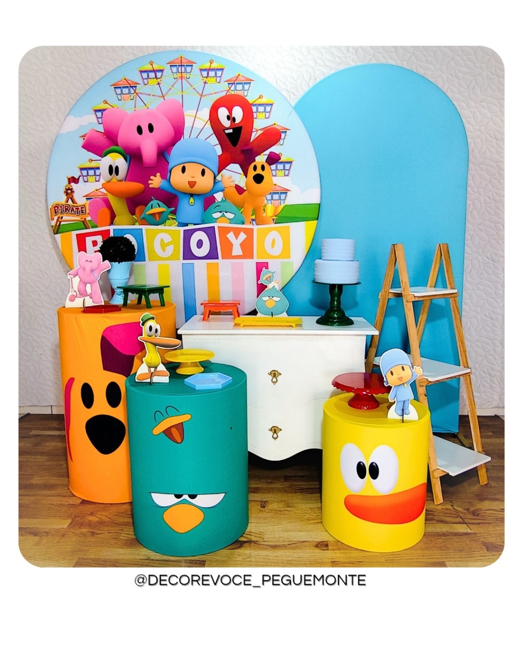 Kit Premium Pocoyo  - Decore Você Pegue & Monte