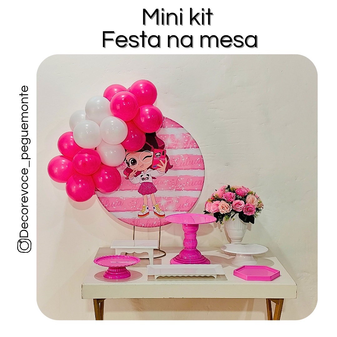 Kit Mesa Luluca - Decore Você Pegue & Monte