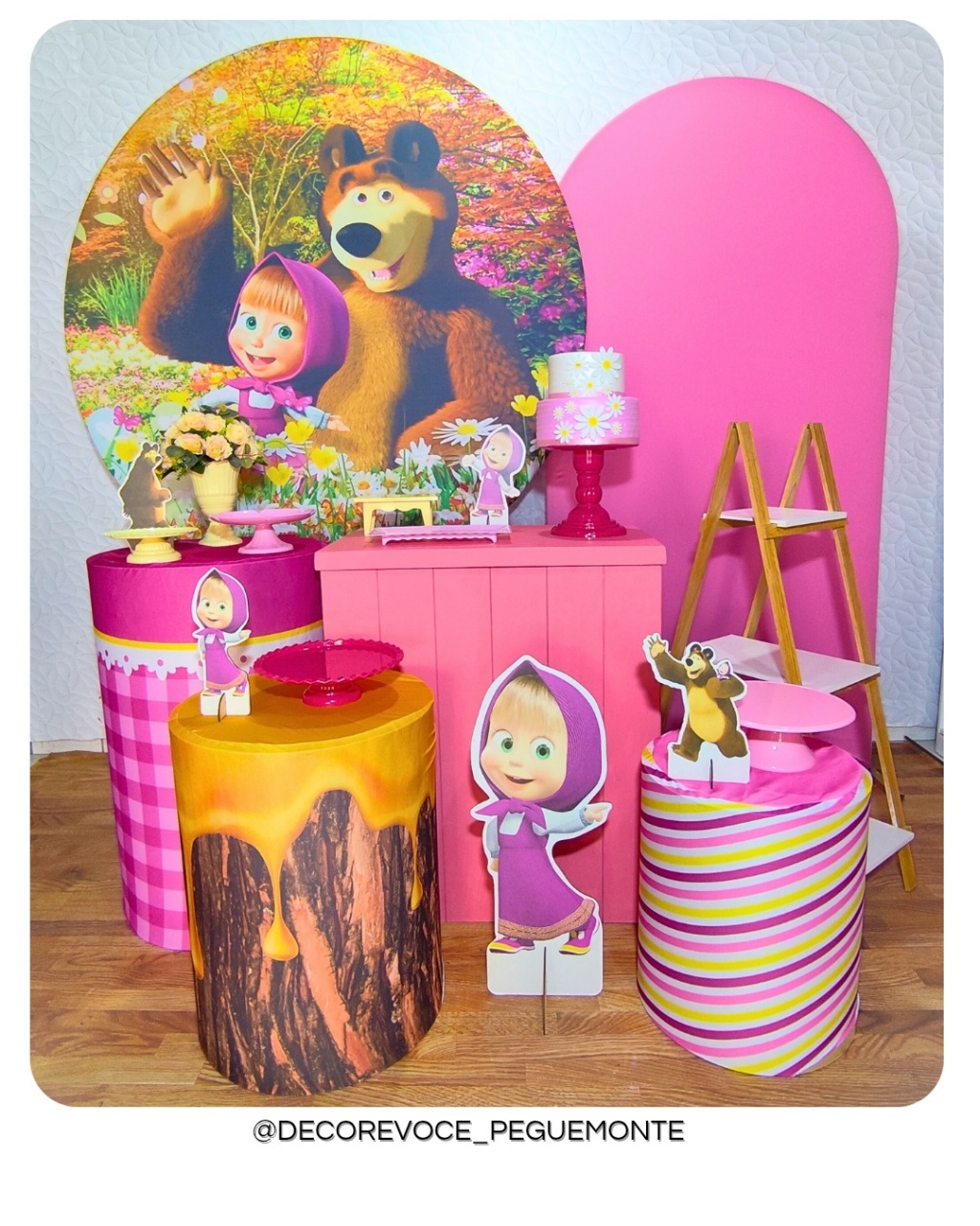 Kit Premium Marsha E Urso - Decore Você Pegue & Monte