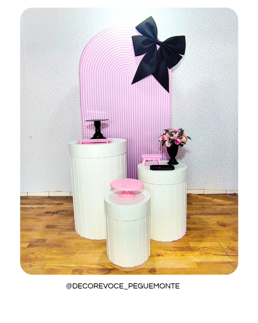 Kit Laço Preto 2 - Decore Você Pegue & Monte