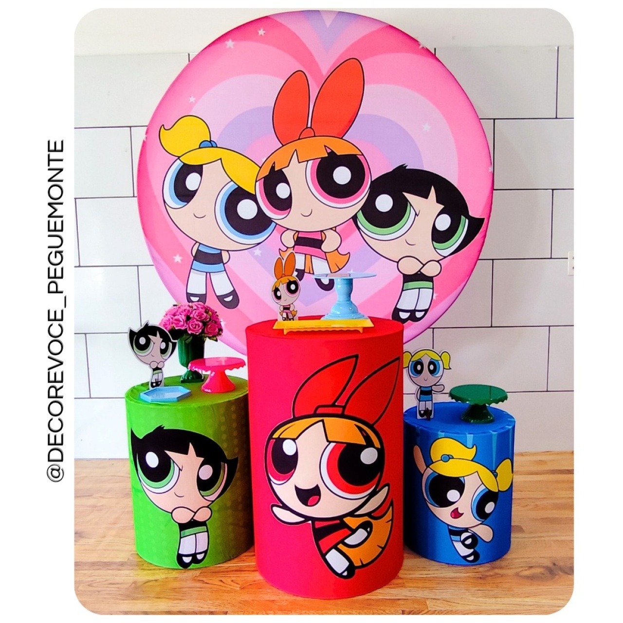 Kit Prático Meninas Super Poderosas - Decore Você Pegue & Monte