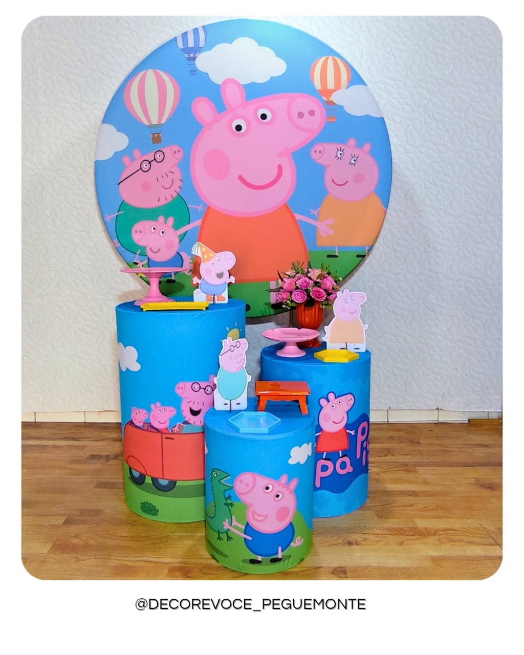 Kit Prático Peppa Pig - Decore Você Pegue & Monte