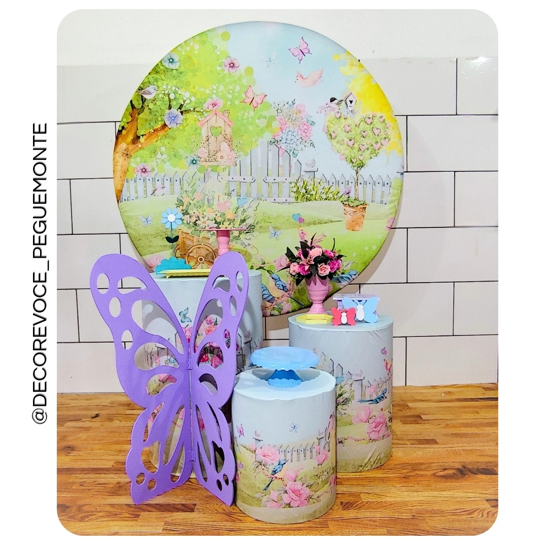 Kit Prático Jardim Encantado  - Decore Você Pegue & Monte