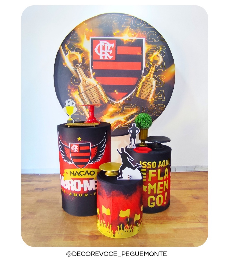 Kit Prático Flamengo  - Decore Você Pegue & Monte