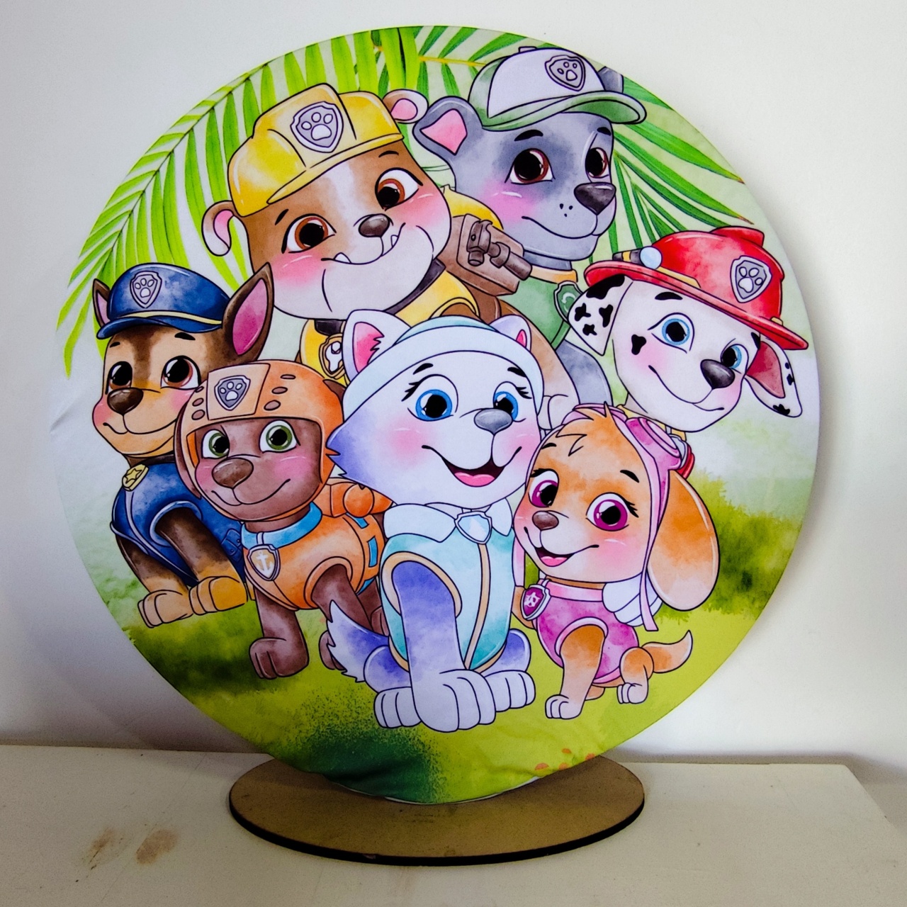 Kit Mesa Patrulha Canina 2 - Decore Você Pegue & Monte