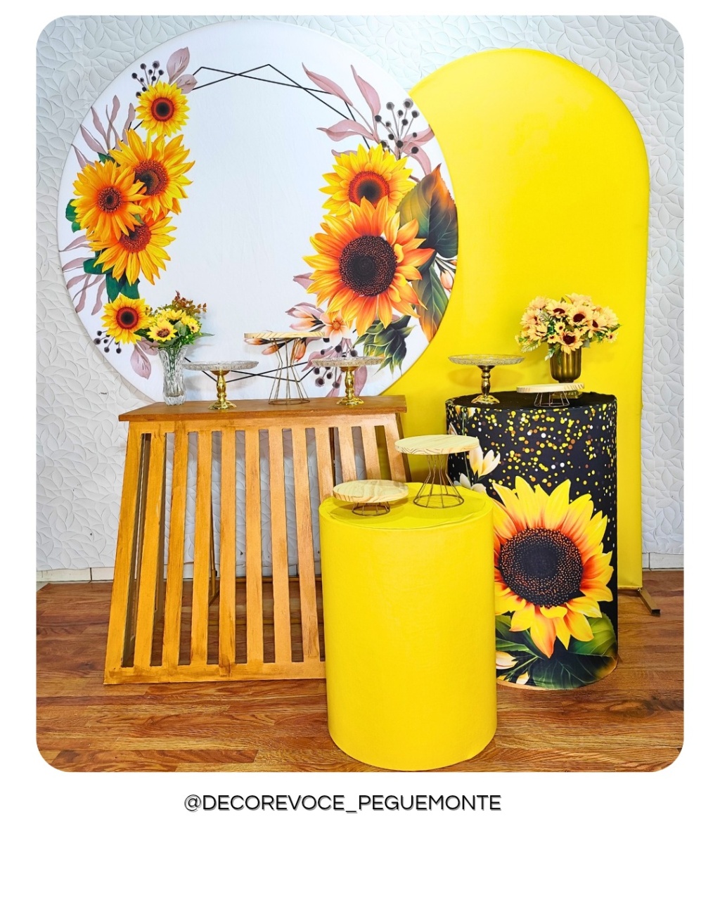 Kit Adulto Girassol 4 - Decore Você Pegue & Monte