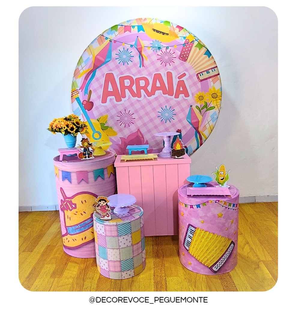 Kit Arraiá 11 - Decore Você Pegue & Monte