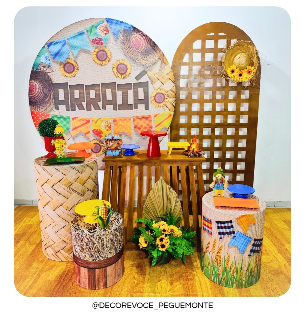 Kit Arraiá 5 - Decore Você Pegue & Monte