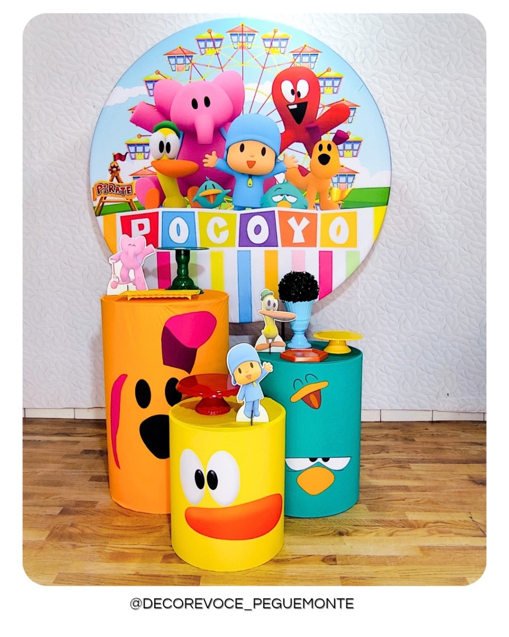 Kit Prático Pocoyo - Decore Você Pegue & Monte