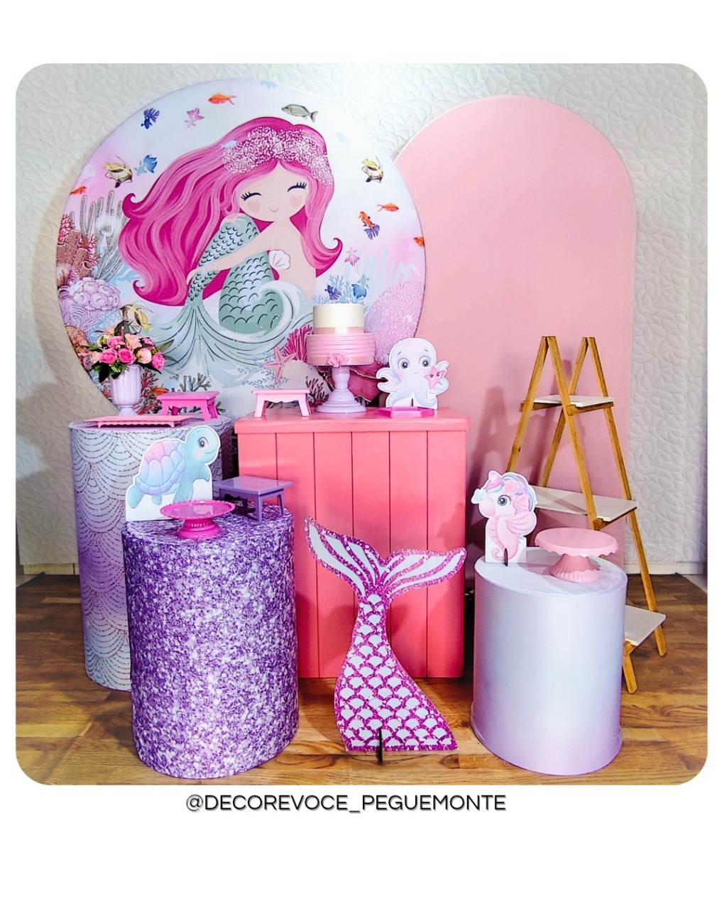 Kit Premium Sereia  - Decore Você Pegue & Monte