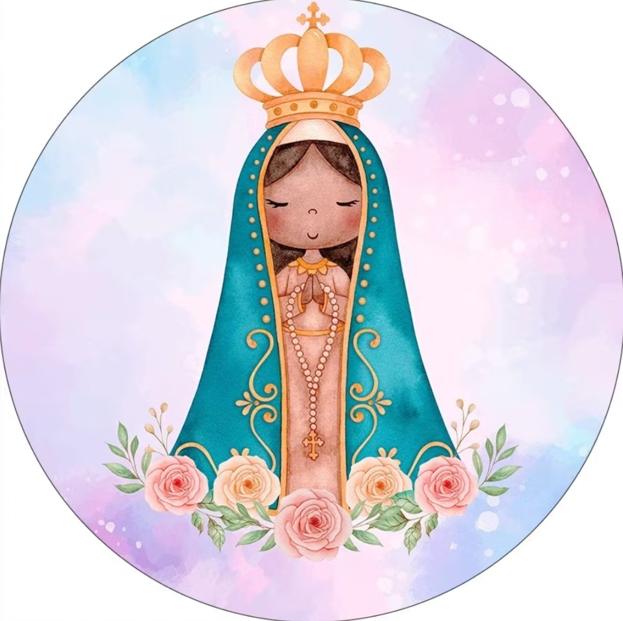 Kit Mesa Nossa Senhora Aparecida  - Decore Você Pegue & Monte