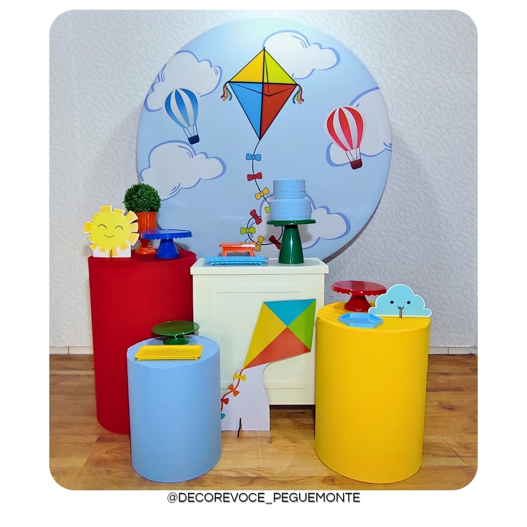 Kit Festejar Pipa  - Decore Você Pegue & Monte
