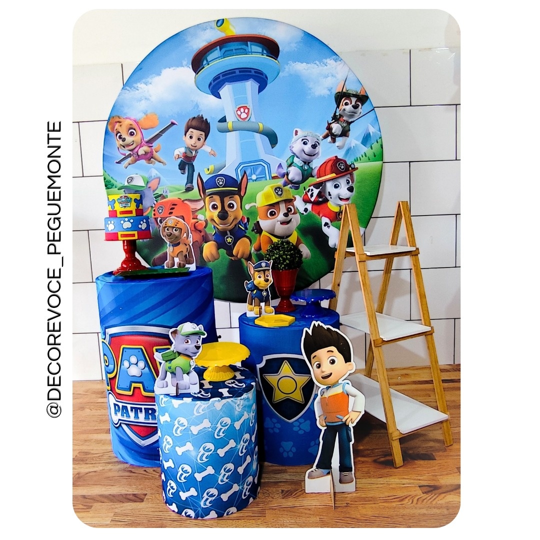 Kit Completo Patrulha Canina 1 - Decore Você Pegue & Monte