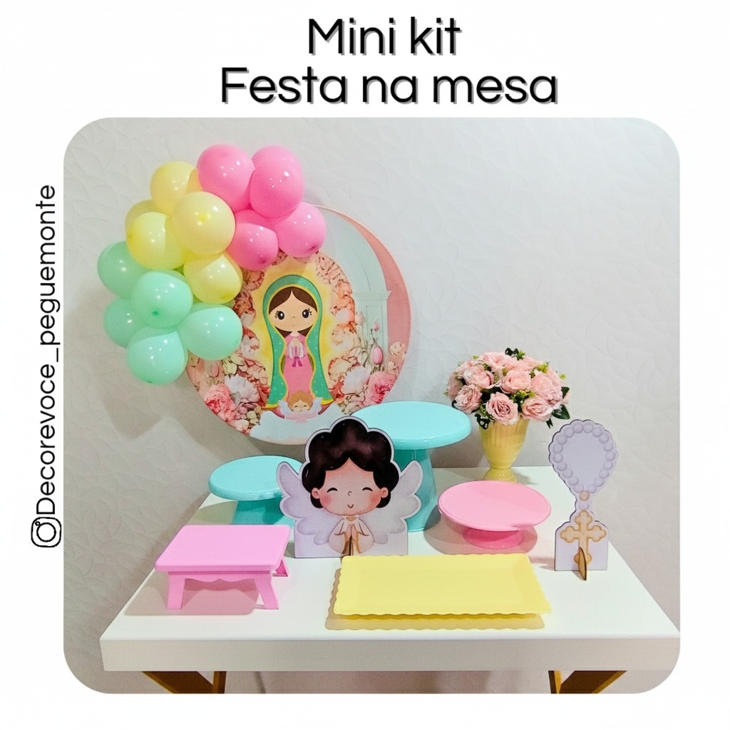 Kit Mesa Nossa Senhora Guadalupe - Decore Você Pegue & Monte