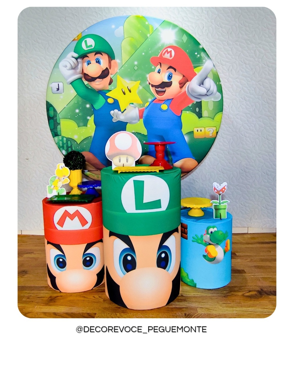 Kit Prático Super Mario Bros  - Decore Você Pegue & Monte